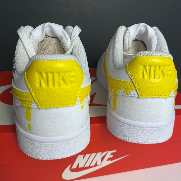 Sunflower Honeydrip Hand Painted Custom Nike’s - Picture 2 of 5